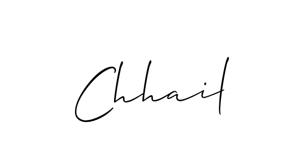 Allison_Script is a professional signature style that is perfect for those who want to add a touch of class to their signature. It is also a great choice for those who want to make their signature more unique. Get Chhail name to fancy signature for free. Chhail signature style 2 images and pictures png