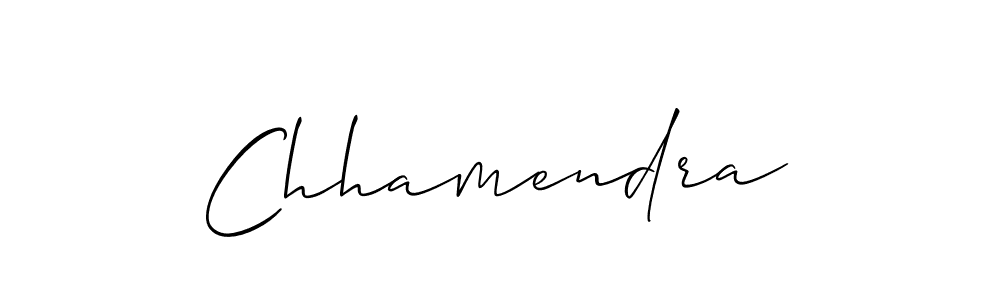 How to make Chhamendra name signature. Use Allison_Script style for creating short signs online. This is the latest handwritten sign. Chhamendra signature style 2 images and pictures png