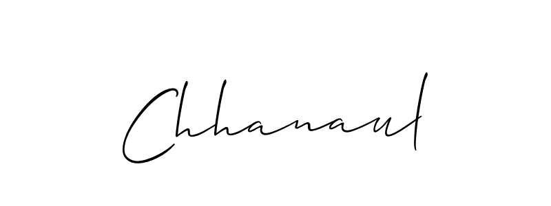 Chhanaul stylish signature style. Best Handwritten Sign (Allison_Script) for my name. Handwritten Signature Collection Ideas for my name Chhanaul. Chhanaul signature style 2 images and pictures png