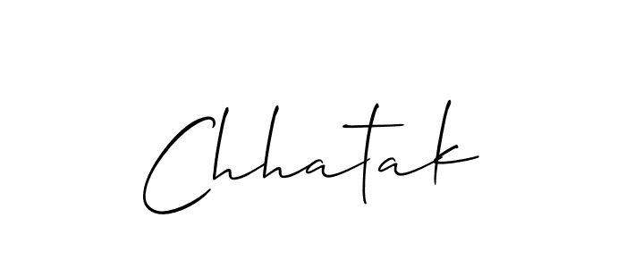 Also we have Chhatak name is the best signature style. Create professional handwritten signature collection using Allison_Script autograph style. Chhatak signature style 2 images and pictures png