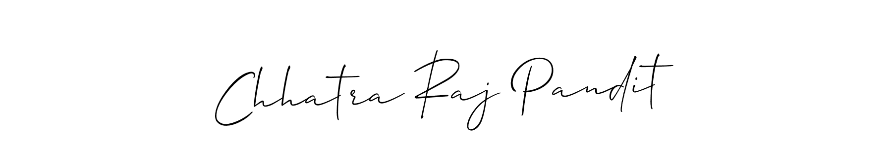 Make a beautiful signature design for name Chhatra Raj Pandit. With this signature (Allison_Script) style, you can create a handwritten signature for free. Chhatra Raj Pandit signature style 2 images and pictures png