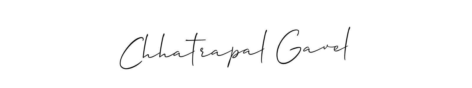 Chhatrapal Gavel stylish signature style. Best Handwritten Sign (Allison_Script) for my name. Handwritten Signature Collection Ideas for my name Chhatrapal Gavel. Chhatrapal Gavel signature style 2 images and pictures png