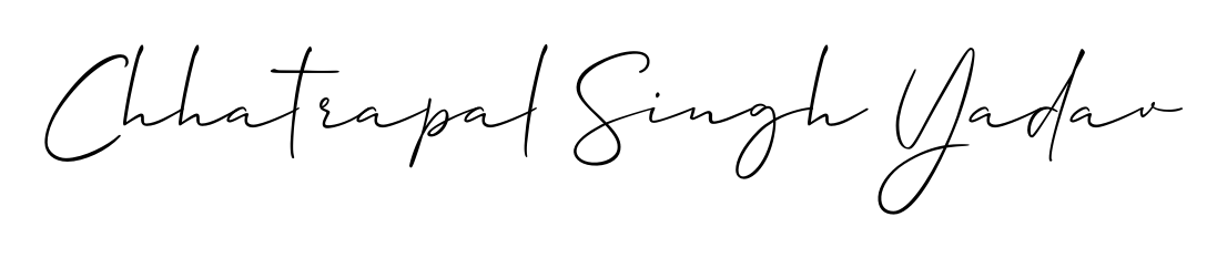 Make a beautiful signature design for name Chhatrapal Singh Yadav. Use this online signature maker to create a handwritten signature for free. Chhatrapal Singh Yadav signature style 2 images and pictures png