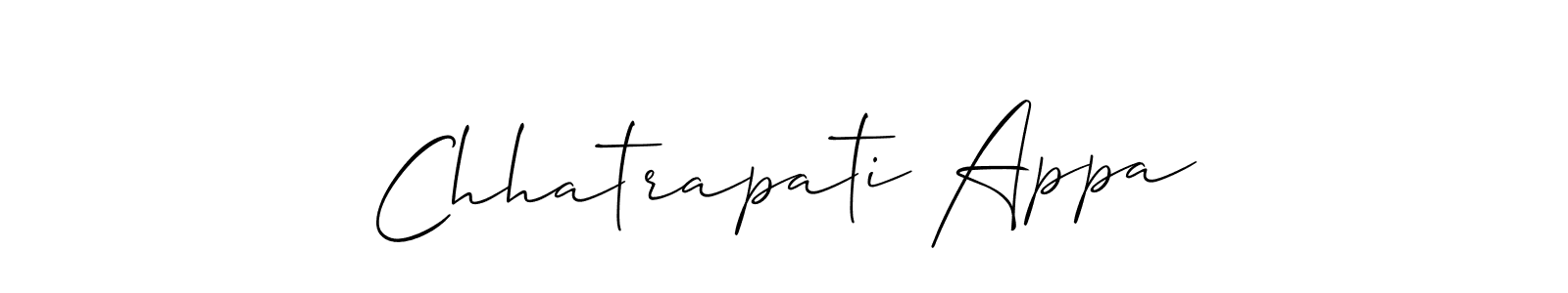 Chhatrapati Appa stylish signature style. Best Handwritten Sign (Allison_Script) for my name. Handwritten Signature Collection Ideas for my name Chhatrapati Appa. Chhatrapati Appa signature style 2 images and pictures png