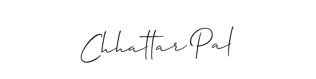 Chhattar Pal stylish signature style. Best Handwritten Sign (Allison_Script) for my name. Handwritten Signature Collection Ideas for my name Chhattar Pal. Chhattar Pal signature style 2 images and pictures png