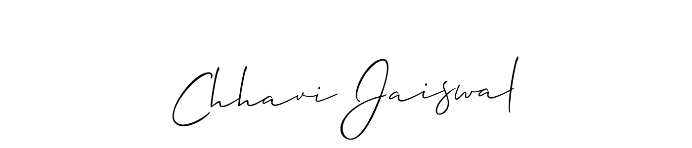 if you are searching for the best signature style for your name Chhavi Jaiswal. so please give up your signature search. here we have designed multiple signature styles  using Allison_Script. Chhavi Jaiswal signature style 2 images and pictures png