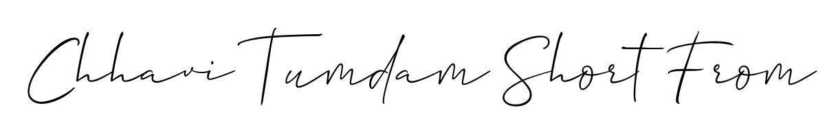 Elevate your brand with a stunning Chhavi Tumdam Short From eSignature. The Allison_Script style provides a balanced, flowing aesthetic for everyday signing. Chhavi Tumdam Short From signature style 2 images and pictures png