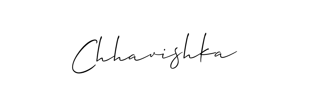 Make a beautiful signature design for name Chhavishka. Use this online signature maker to create a handwritten signature for free. Chhavishka signature style 2 images and pictures png