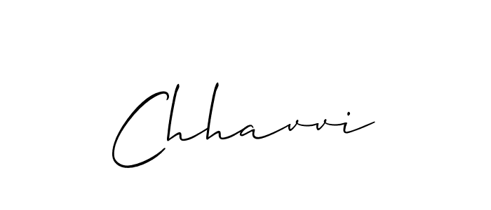 How to make Chhavvi name signature. Use Allison_Script style for creating short signs online. This is the latest handwritten sign. Chhavvi signature style 2 images and pictures png