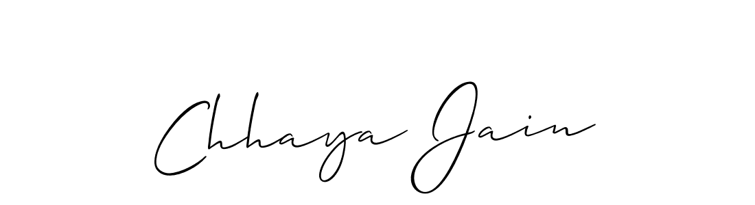 Make a beautiful signature design for name Chhaya Jain. Use this online signature maker to create a handwritten signature for free. Chhaya Jain signature style 2 images and pictures png