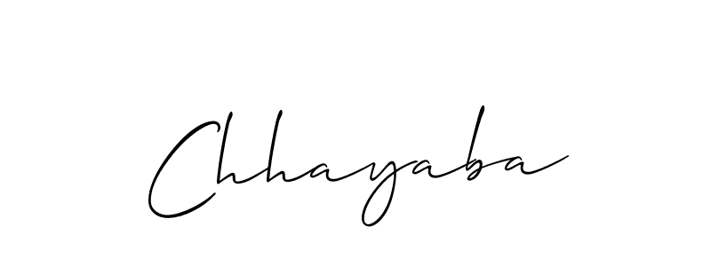 Make a beautiful signature design for name Chhayaba. Use this online signature maker to create a handwritten signature for free. Chhayaba signature style 2 images and pictures png