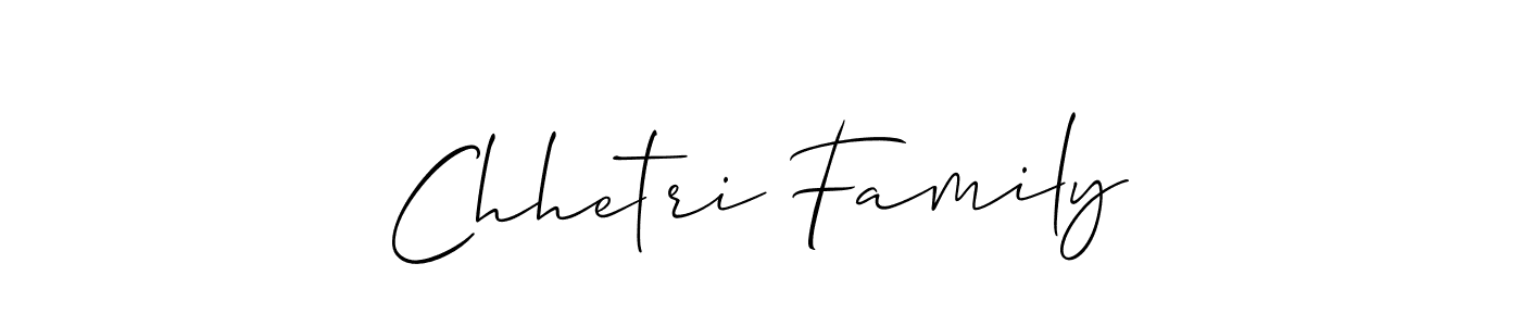 Once you've used our free online signature maker to create your best signature Allison_Script style, it's time to enjoy all of the benefits that Chhetri Family name signing documents. Chhetri Family signature style 2 images and pictures png