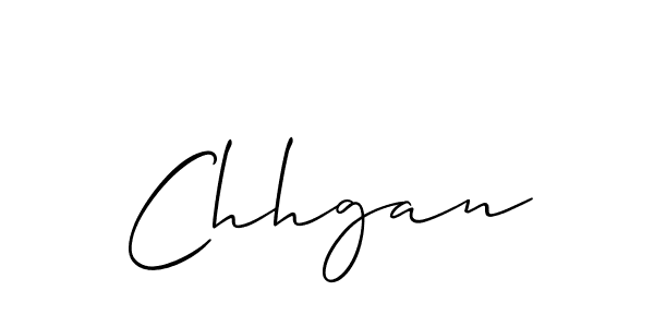 if you are searching for the best signature style for your name Chhgan. so please give up your signature search. here we have designed multiple signature styles  using Allison_Script. Chhgan signature style 2 images and pictures png