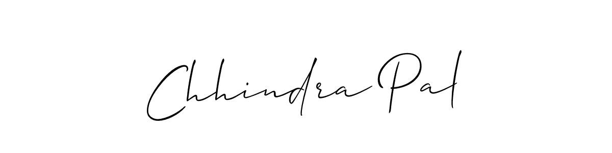 How to make Chhindra Pal signature? Allison_Script is a professional autograph style. Create handwritten signature for Chhindra Pal name. Chhindra Pal signature style 2 images and pictures png