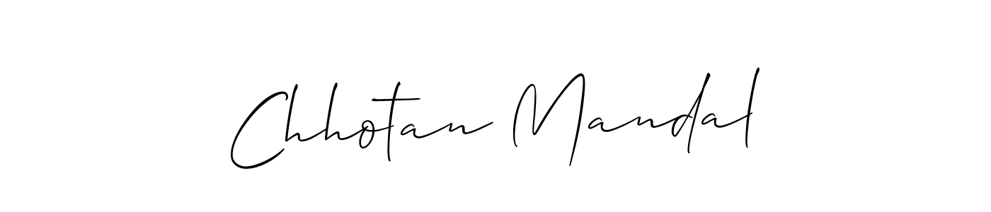 Once you've used our free online signature maker to create your best signature Allison_Script style, it's time to enjoy all of the benefits that Chhotan Mandal name signing documents. Chhotan Mandal signature style 2 images and pictures png