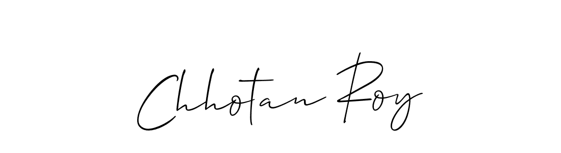 You can use this online signature creator to create a handwritten signature for the name Chhotan Roy. This is the best online autograph maker. Chhotan Roy signature style 2 images and pictures png