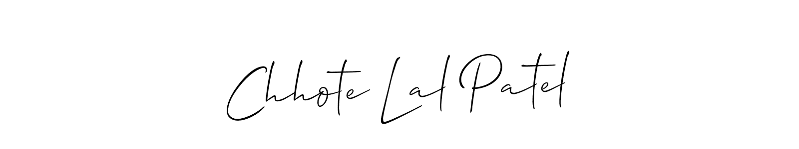 Here are the top 10 professional signature styles for the name Chhote Lal Patel. These are the best autograph styles you can use for your name. Chhote Lal Patel signature style 2 images and pictures png