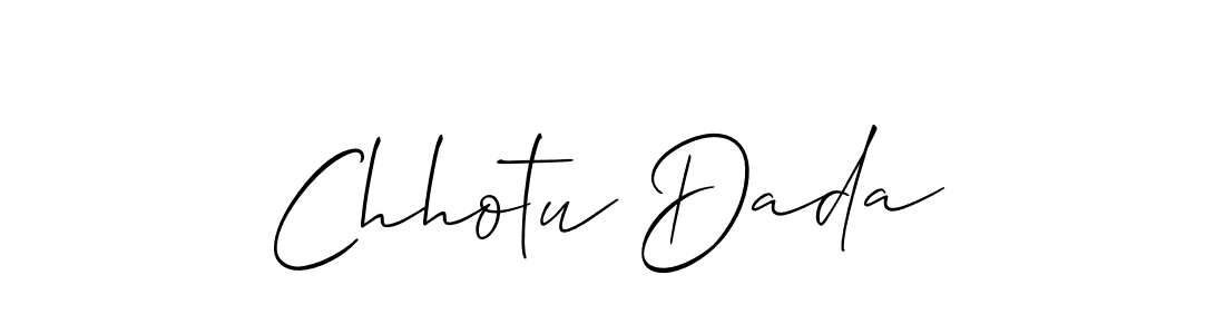 It looks lik you need a new signature style for name Chhotu Dada. Design unique handwritten (Allison_Script) signature with our free signature maker in just a few clicks. Chhotu Dada signature style 2 images and pictures png