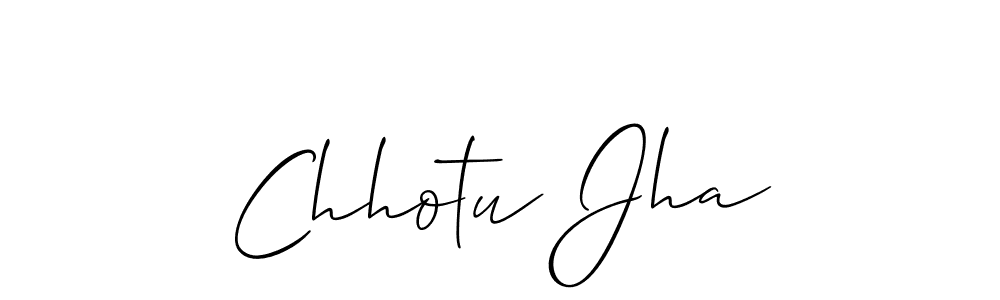 Once you've used our free online signature maker to create your best signature Allison_Script style, it's time to enjoy all of the benefits that Chhotu Jha name signing documents. Chhotu Jha signature style 2 images and pictures png
