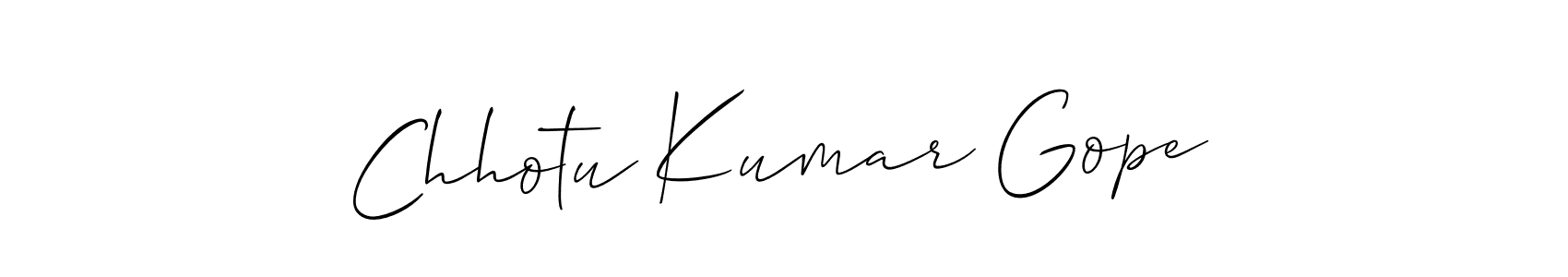 You can use this online signature creator to create a handwritten signature for the name Chhotu Kumar Gope. This is the best online autograph maker. Chhotu Kumar Gope signature style 2 images and pictures png