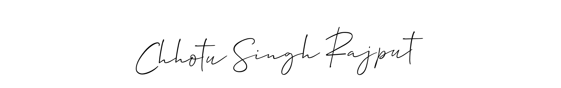 The best way (Allison_Script) to make a short signature is to pick only two or three words in your name. The name Chhotu Singh Rajput include a total of six letters. For converting this name. Chhotu Singh Rajput signature style 2 images and pictures png