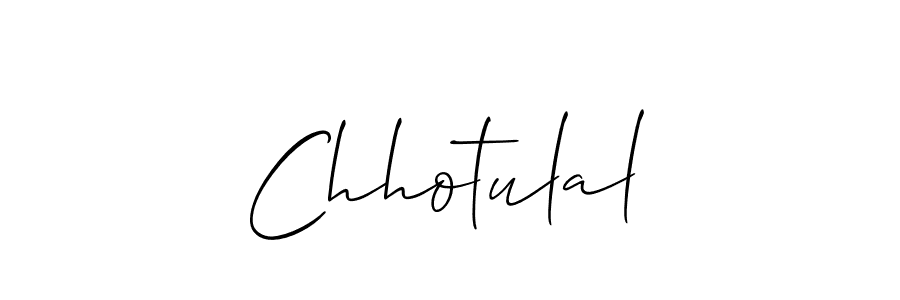 Allison_Script is a professional signature style that is perfect for those who want to add a touch of class to their signature. It is also a great choice for those who want to make their signature more unique. Get Chhotulal name to fancy signature for free. Chhotulal signature style 2 images and pictures png