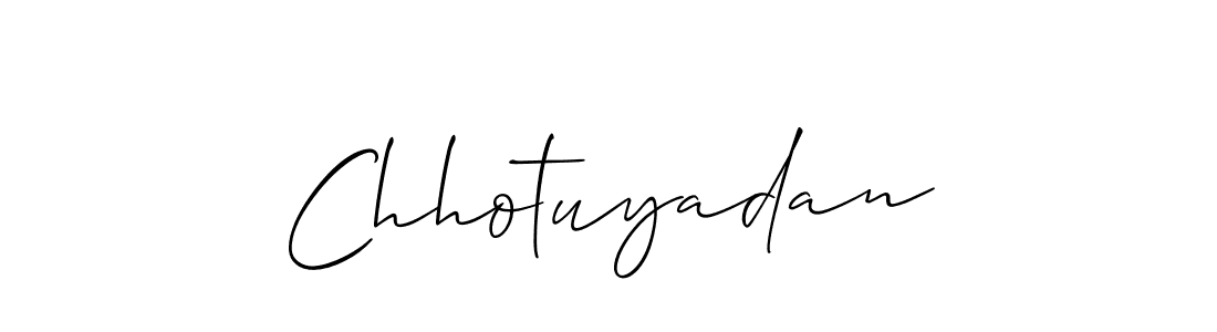 Make a beautiful signature design for name Chhotuyadan. Use this online signature maker to create a handwritten signature for free. Chhotuyadan signature style 2 images and pictures png