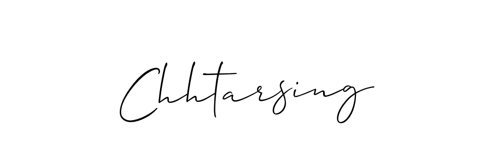 How to make Chhtarsing name signature. Use Allison_Script style for creating short signs online. This is the latest handwritten sign. Chhtarsing signature style 2 images and pictures png