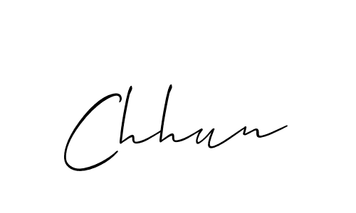 How to make Chhun name signature. Use Allison_Script style for creating short signs online. This is the latest handwritten sign. Chhun signature style 2 images and pictures png