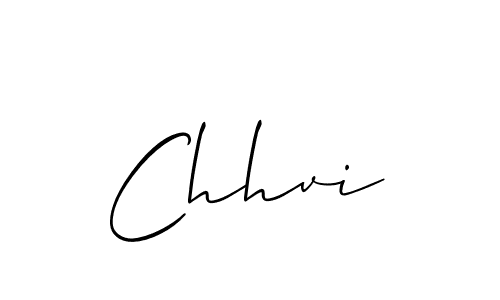 It looks lik you need a new signature style for name Chhvi. Design unique handwritten (Allison_Script) signature with our free signature maker in just a few clicks. Chhvi signature style 2 images and pictures png