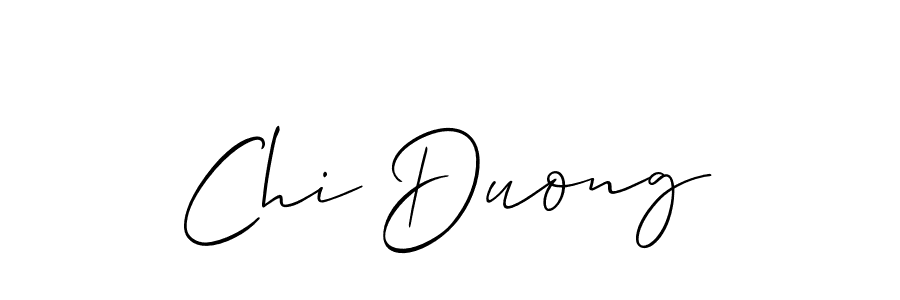Make a beautiful signature design for name Chi Duong. With this signature (Allison_Script) style, you can create a handwritten signature for free. Chi Duong signature style 2 images and pictures png