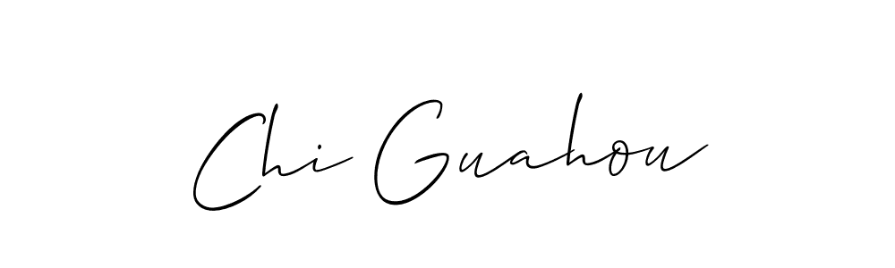 Make a short Chi Guahou signature style. Manage your documents anywhere anytime using Allison_Script. Create and add eSignatures, submit forms, share and send files easily. Chi Guahou signature style 2 images and pictures png