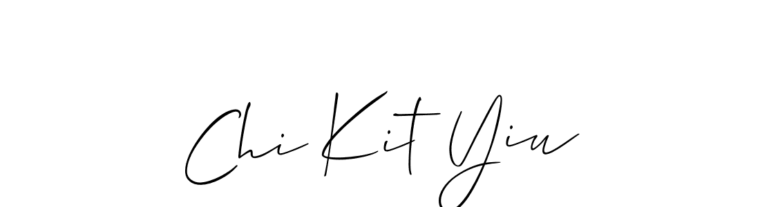 This is the best signature style for the Chi Kit Yiu name. Also you like these signature font (Allison_Script). Mix name signature. Chi Kit Yiu signature style 2 images and pictures png