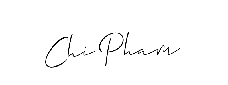 if you are searching for the best signature style for your name Chi Pham. so please give up your signature search. here we have designed multiple signature styles  using Allison_Script. Chi Pham signature style 2 images and pictures png