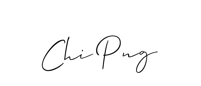 Create a beautiful signature design for name Chi Png. With this signature (Allison_Script) fonts, you can make a handwritten signature for free. Chi Png signature style 2 images and pictures png