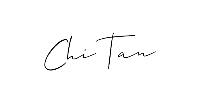 Make a beautiful signature design for name Chi Tan. Use this online signature maker to create a handwritten signature for free. Chi Tan signature style 2 images and pictures png