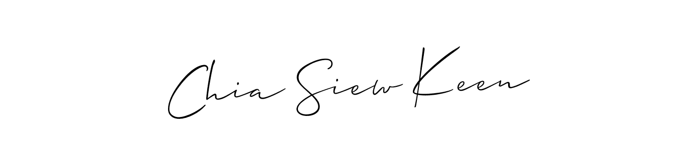 This is the best signature style for the Chia Siew Keen name. Also you like these signature font (Allison_Script). Mix name signature. Chia Siew Keen signature style 2 images and pictures png