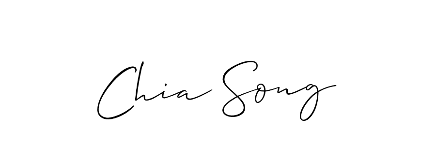 See photos of Chia Song official signature by Spectra . Check more albums & portfolios. Read reviews & check more about Allison_Script font. Chia Song signature style 2 images and pictures png