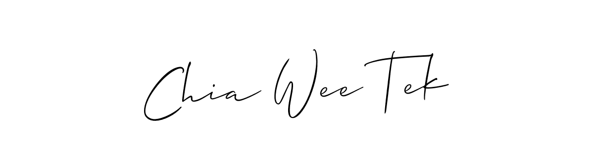 Once you've used our free online signature maker to create your best signature Allison_Script style, it's time to enjoy all of the benefits that Chia Wee Tek name signing documents. Chia Wee Tek signature style 2 images and pictures png