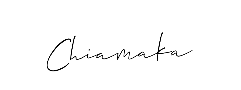 Once you've used our free online signature maker to create your best signature Allison_Script style, it's time to enjoy all of the benefits that Chiamaka name signing documents. Chiamaka signature style 2 images and pictures png