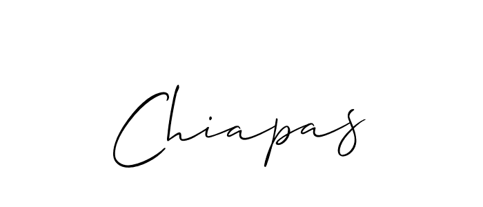Create a beautiful signature design for name Chiapas. With this signature (Allison_Script) fonts, you can make a handwritten signature for free. Chiapas signature style 2 images and pictures png