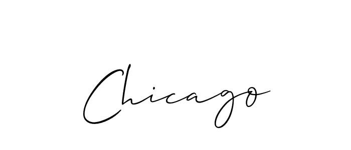 The best way (Allison_Script) to make a short signature is to pick only two or three words in your name. The name Chicago include a total of six letters. For converting this name. Chicago signature style 2 images and pictures png