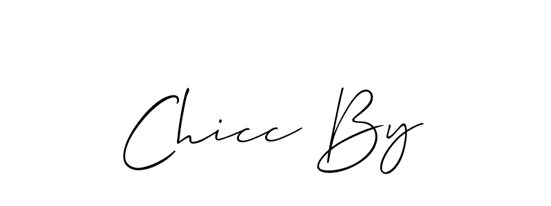 Make a beautiful signature design for name Chicc By. Use this online signature maker to create a handwritten signature for free. Chicc By signature style 2 images and pictures png