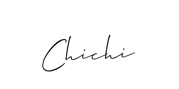 Allison_Script is a professional signature style that is perfect for those who want to add a touch of class to their signature. It is also a great choice for those who want to make their signature more unique. Get Chichi name to fancy signature for free. Chichi signature style 2 images and pictures png