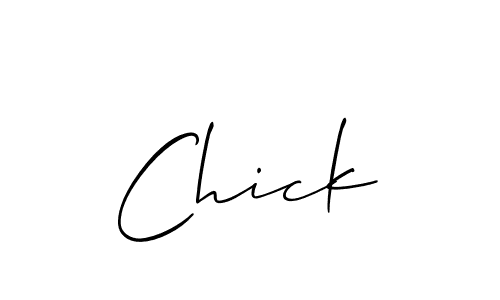 Best and Professional Signature Style for Chick. Allison_Script Best Signature Style Collection. Chick signature style 2 images and pictures png