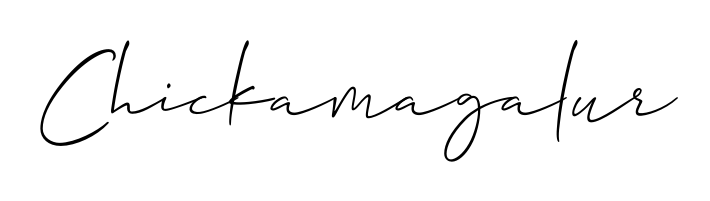 Best and Professional Signature Style for Chickamagalur. Allison_Script Best Signature Style Collection. Chickamagalur signature style 2 images and pictures png