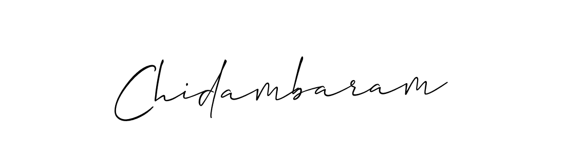 You should practise on your own different ways (Allison_Script) to write your name (Chidambaram) in signature. don't let someone else do it for you. Chidambaram signature style 2 images and pictures png