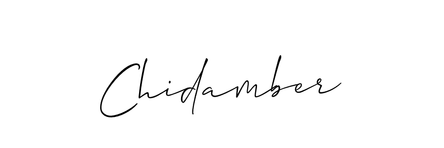 Chidamber stylish signature style. Best Handwritten Sign (Allison_Script) for my name. Handwritten Signature Collection Ideas for my name Chidamber. Chidamber signature style 2 images and pictures png