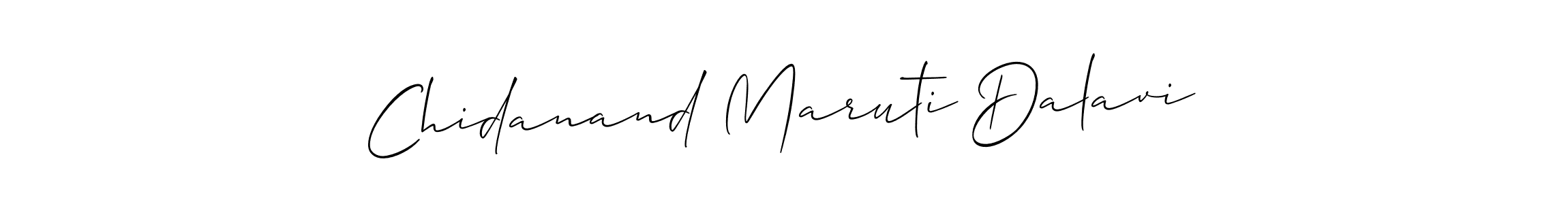 Use a signature maker to create a handwritten signature online. With this signature software, you can design (Allison_Script) your own signature for name Chidanand Maruti Dalavi. Chidanand Maruti Dalavi signature style 2 images and pictures png