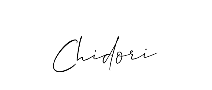 How to make Chidori signature? Allison_Script is a professional autograph style. Create handwritten signature for Chidori name. Chidori signature style 2 images and pictures png